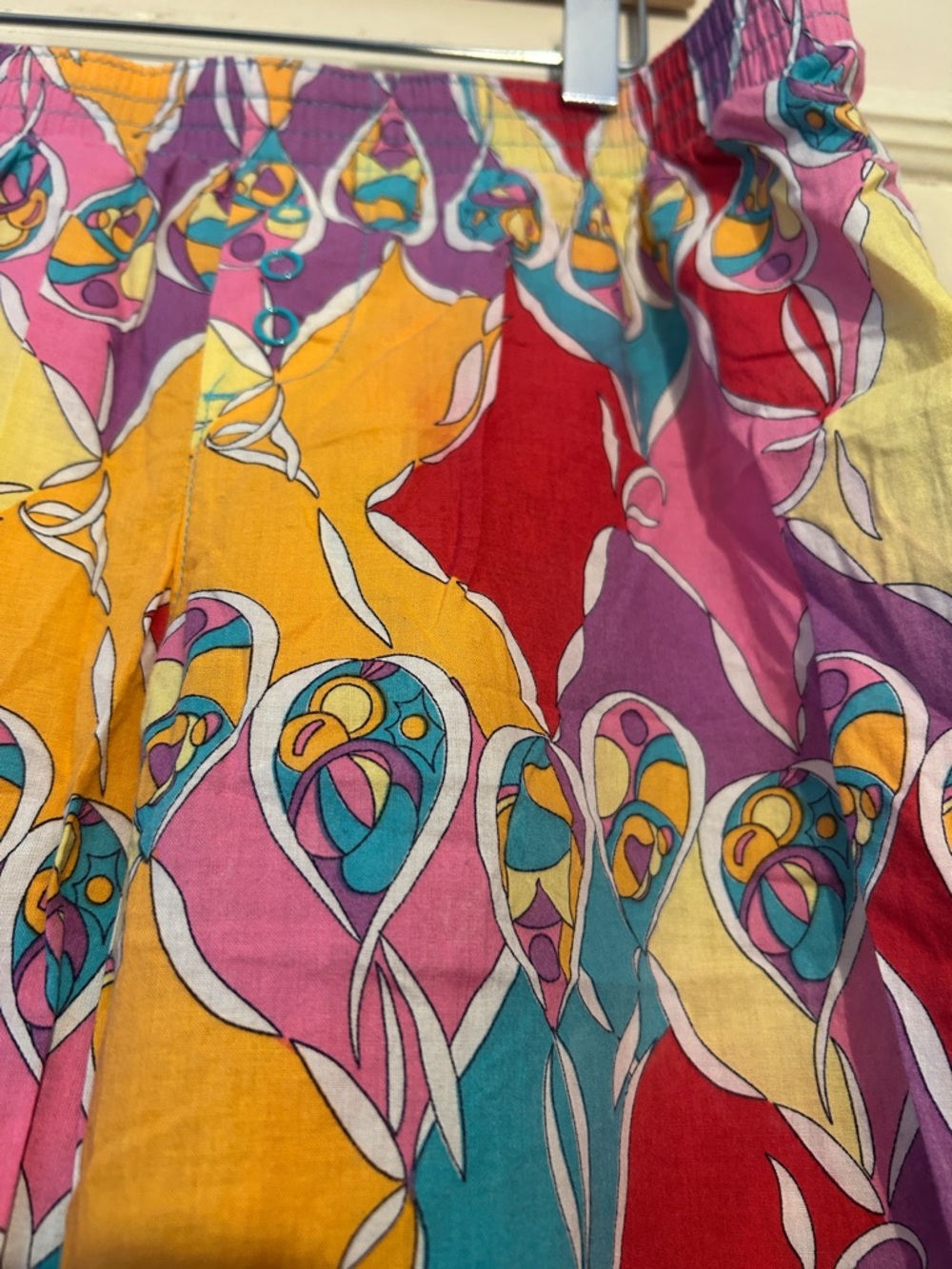 Target Multicolor Floral-Pattern Wide Leg Pajama Pants - Picture 4 of 10